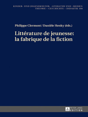 cover image of Littérature de jeunesse